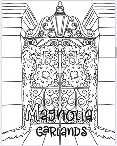 Christmas in Charleston Coloring Book