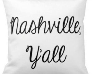 Nashville Y'all Pillow